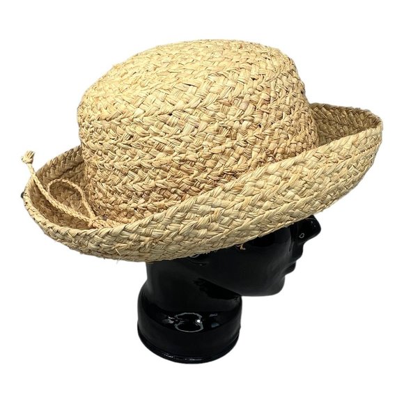The Scala Collection All Natural Fibre Vintage Sun Hat One Size Fits All - Picture 4 of 10